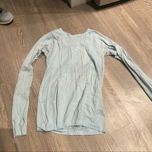 Blue Lululemon long sleeve swiftly size 8